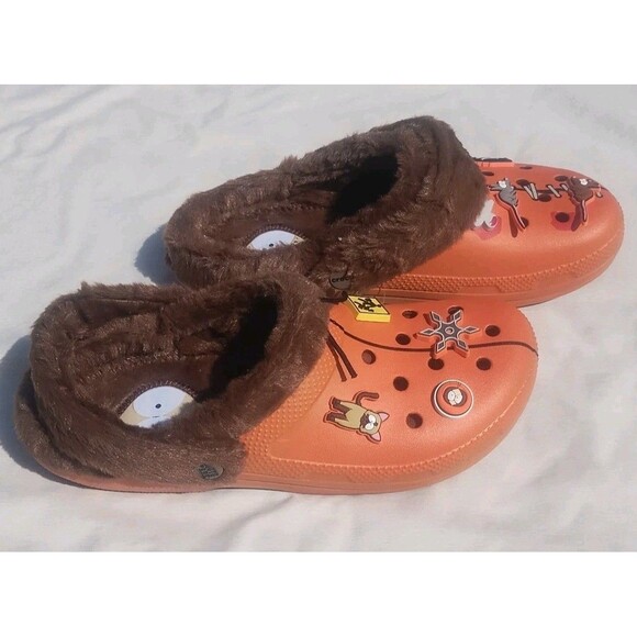 Crocs South Park Kenny Crocs Mens Size 10 Lined Clog Orange Summer TV NWT main image 7